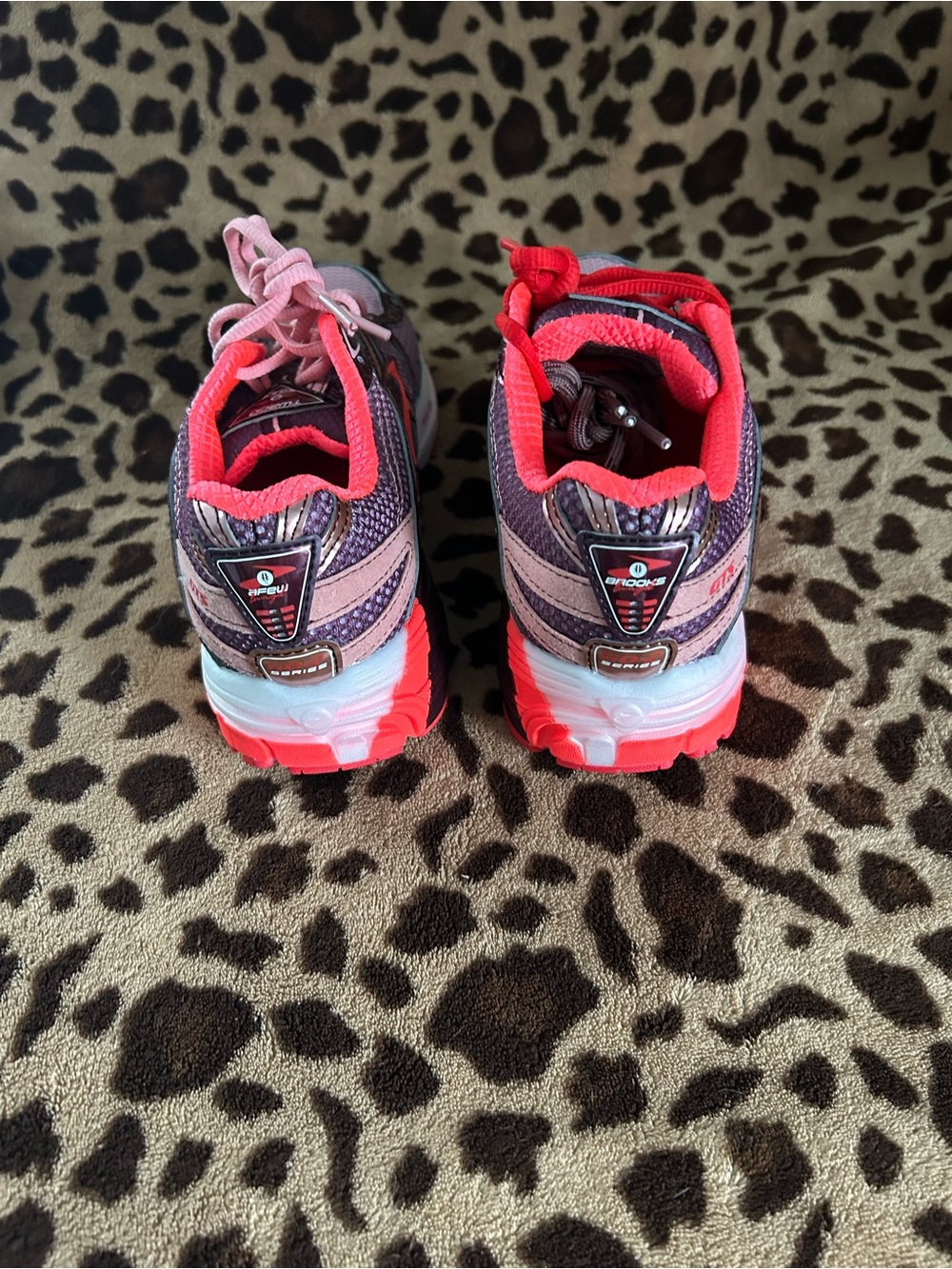 Brooks Women’s Athletic Shoes in Pink and Red Accent - Picture 4 of 9